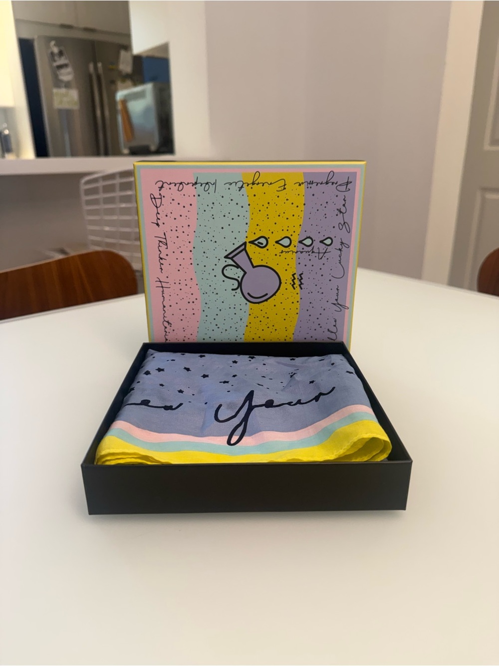 FRAAS Silk Aquarius Gift Boxed Scarf - BNWT